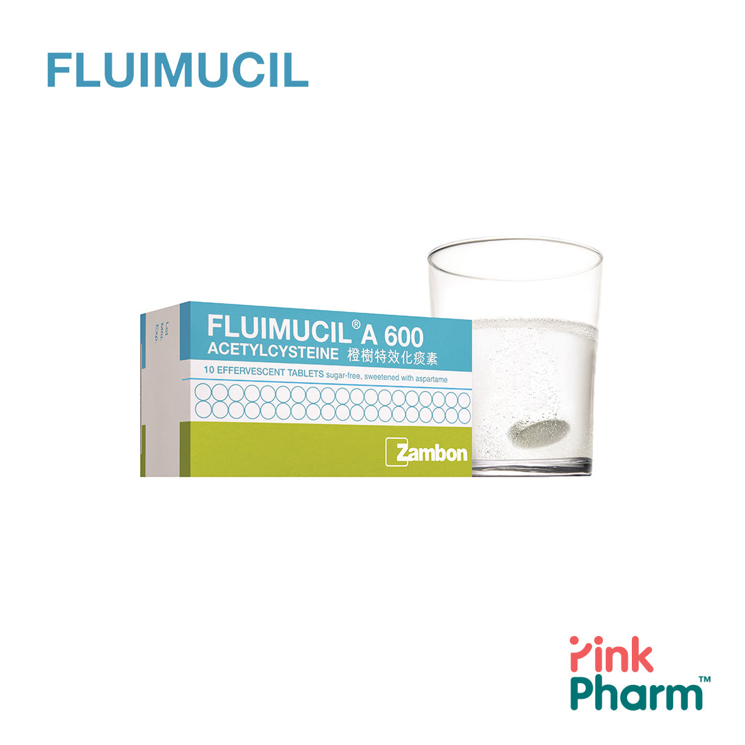 Fluimucil Effervescent Tablets 600mg 10s