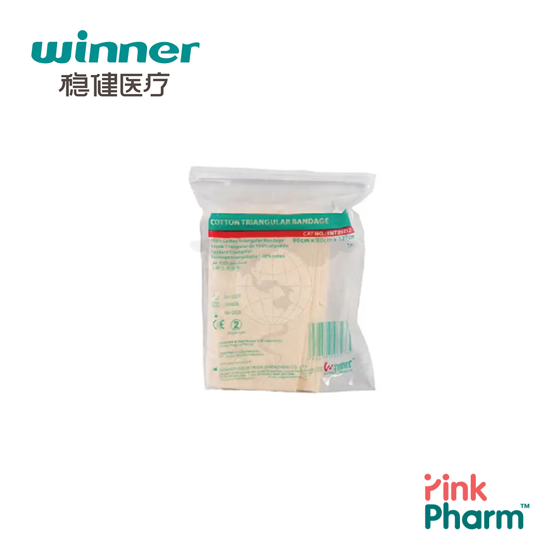 Winner Triangular Cotton Bandage - Pack