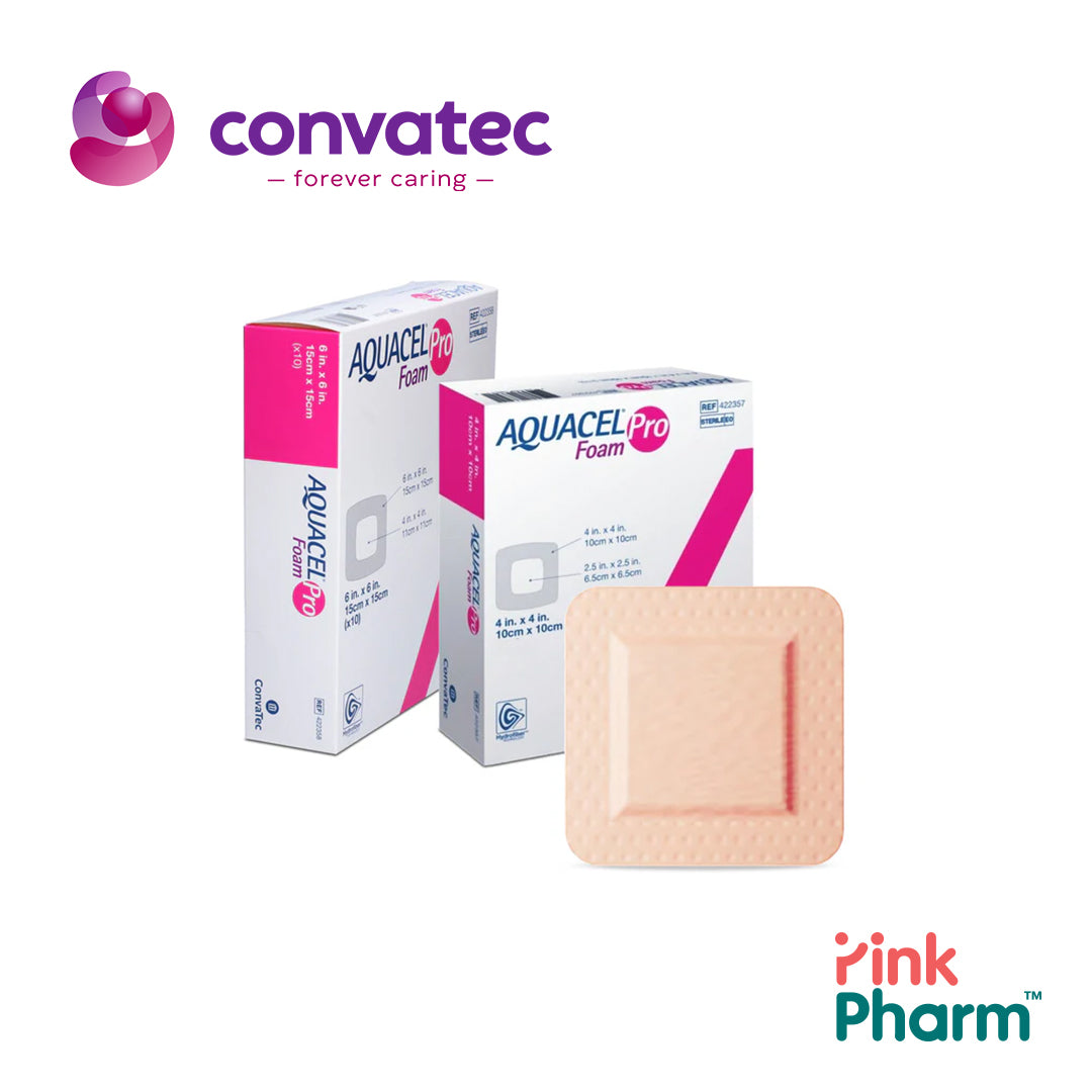 Convatec 422358 AQUACEL® Foam Pro Dressing - 15cm x 15cm (Box of 10s)