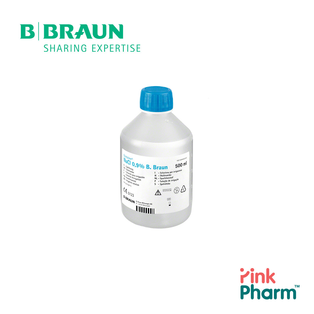B.Braun Sodium Chloride 0.9% Irrigation Solution 500ml