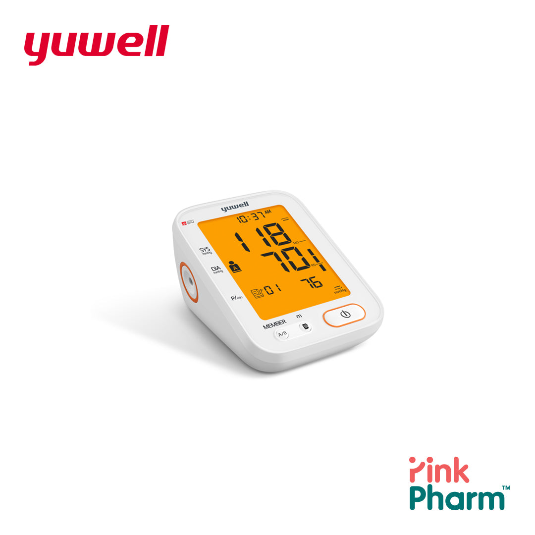 Yuwell Lock Yuwell Eletronic Blood Pressure Monitor YE680B — PinkPharm