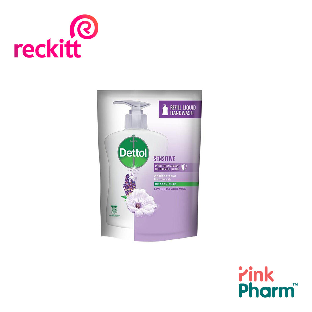 Dettol Anti-Bacterial Hand Wash Sensitive 225ml - Refill Pack
