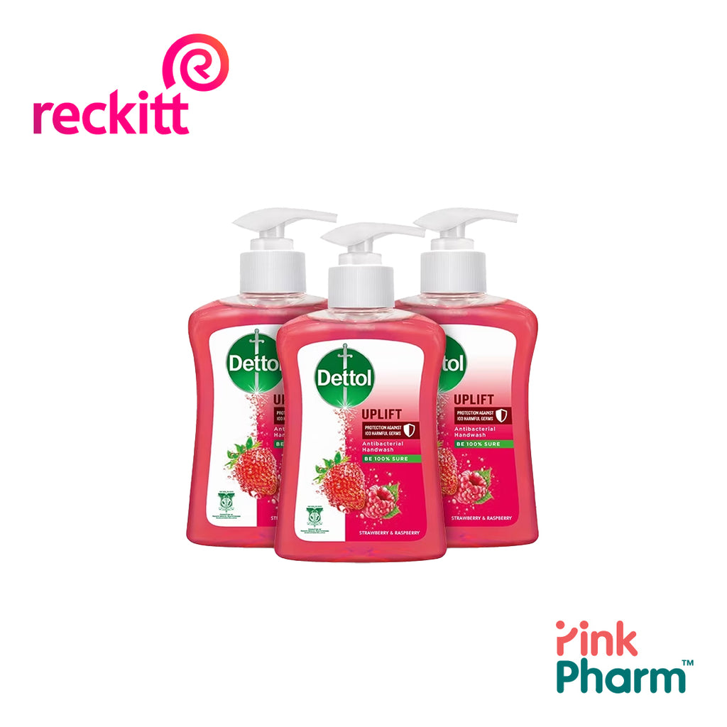 Dettol Liquid Hand Wash Uplift Strawberry 250ml - Value Pack PinkPharm Dettol Liquid Hand Wash Uplift Strawberry 250ml - Value Pack PinkPharm
