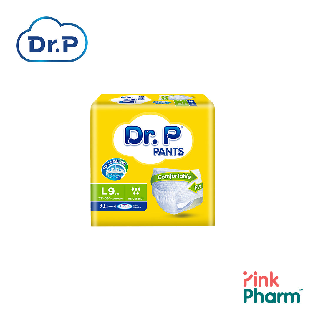 Dr. P Basic Pants Adult Diapers - Carton