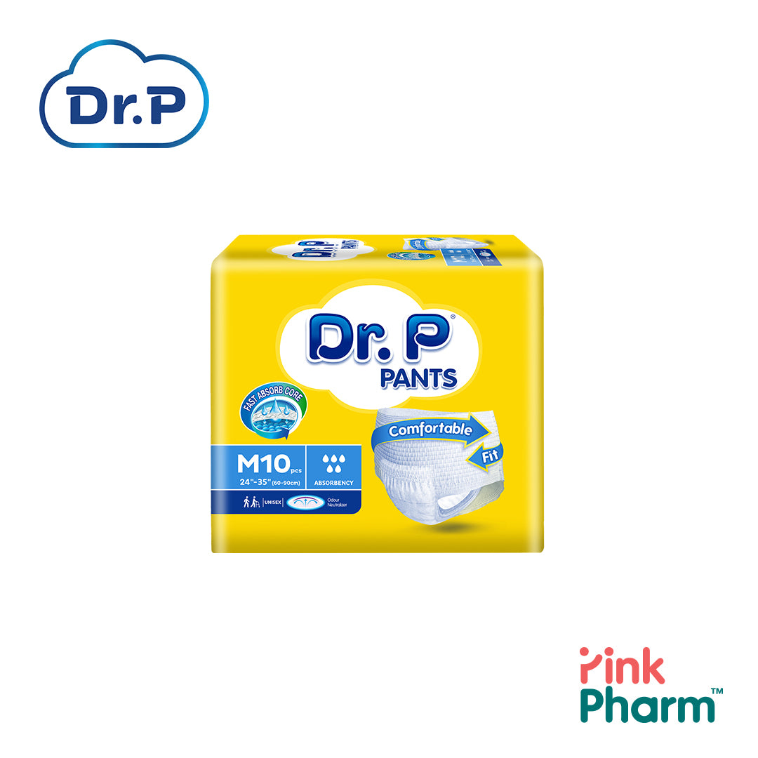 Dr. P Basic Pants Adult Diapers - Carton