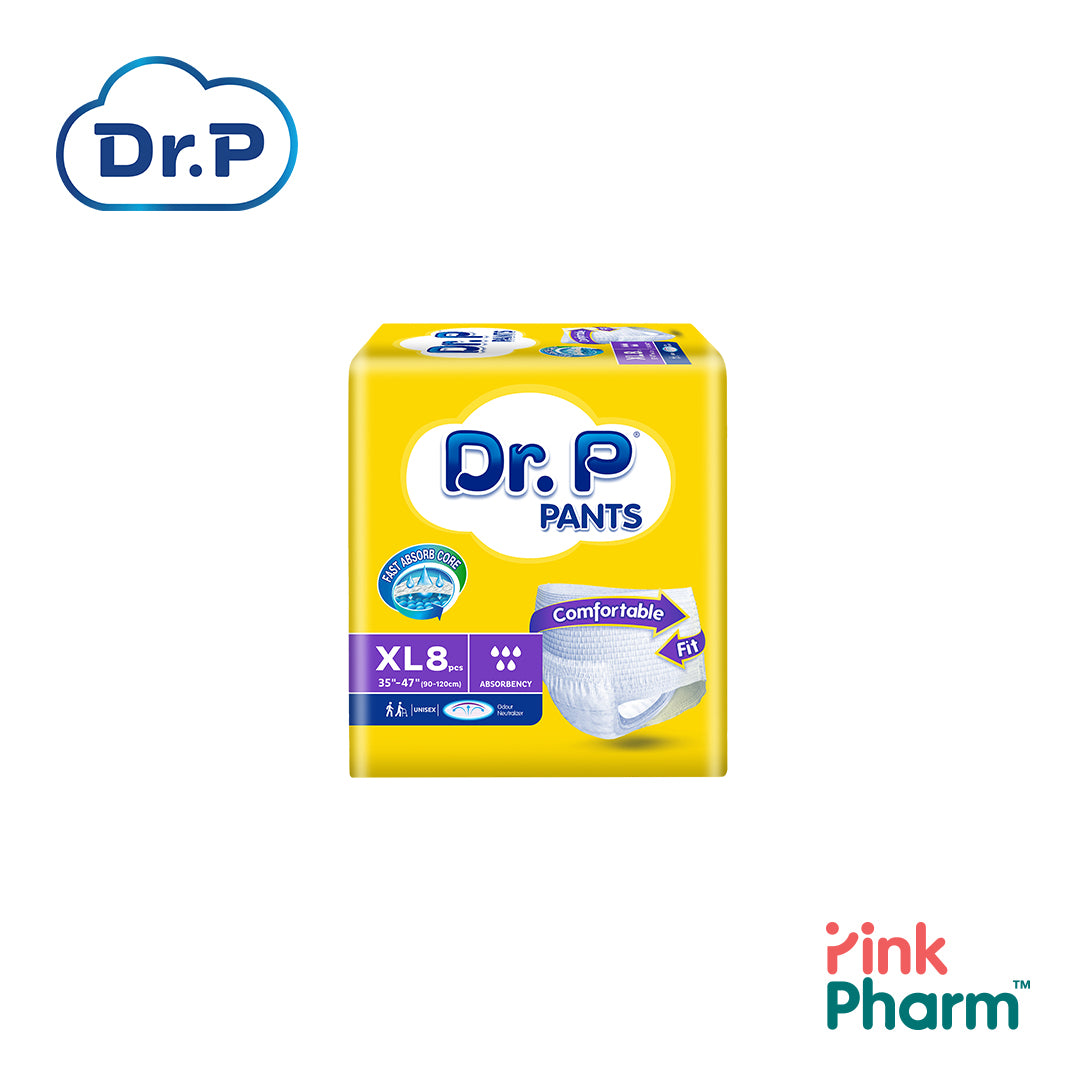 Dr. P Basic Pants Adult Diapers - Carton