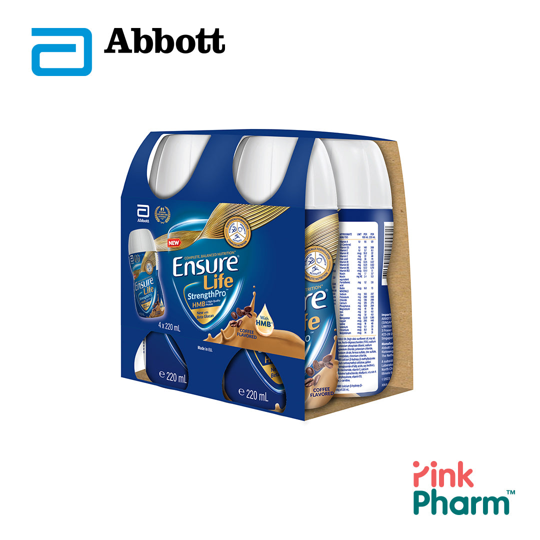 Ensure Life StrengthPro Coffee Liquid 220ml x 4