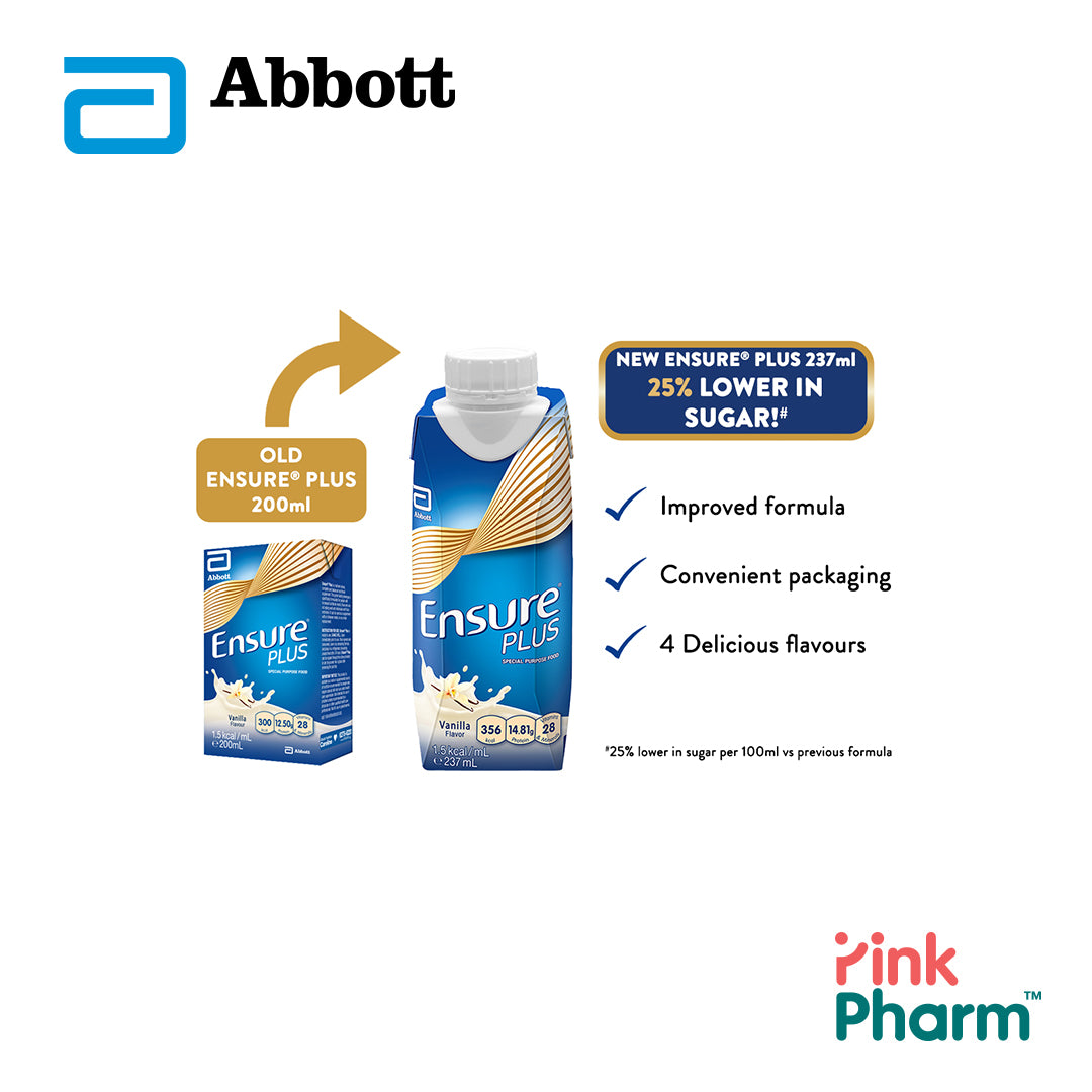 Abbott Ensure® Plus Vanilla 237ml