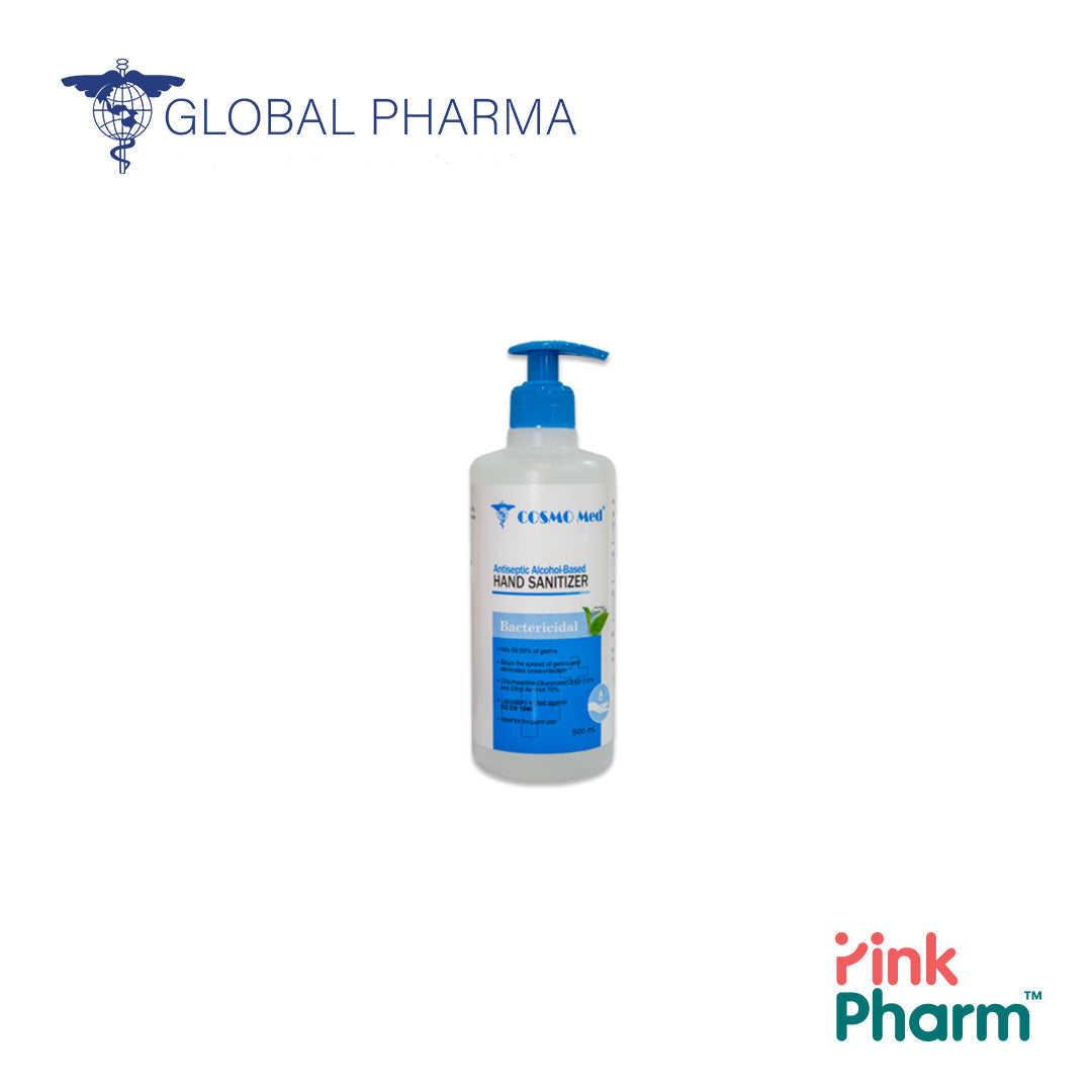 CosmoMed Antiseptic Hand Sanitiser Alcohol Based 500ml