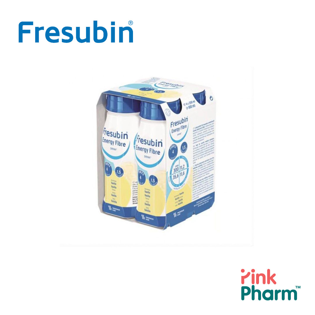 Fresubin Energy Fibre Vanilla 200ml (Pack of 4s)