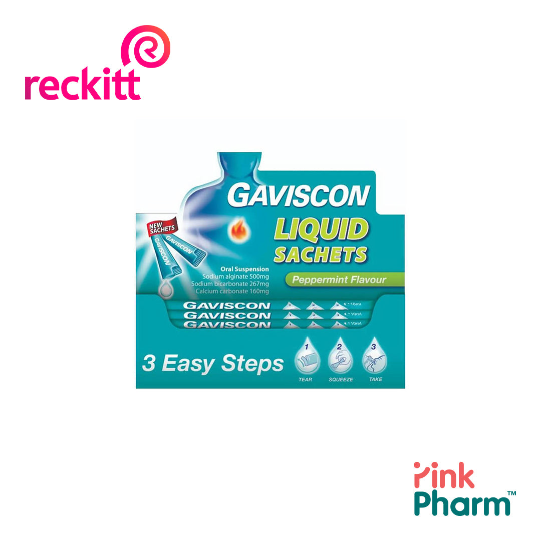 Gaviscon Liquid Sachets 10ml (5s and 24s)