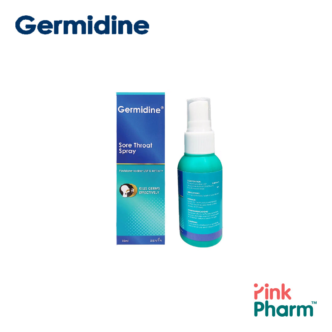 Germidine Sore Throat Spray (50ml / 100ml)