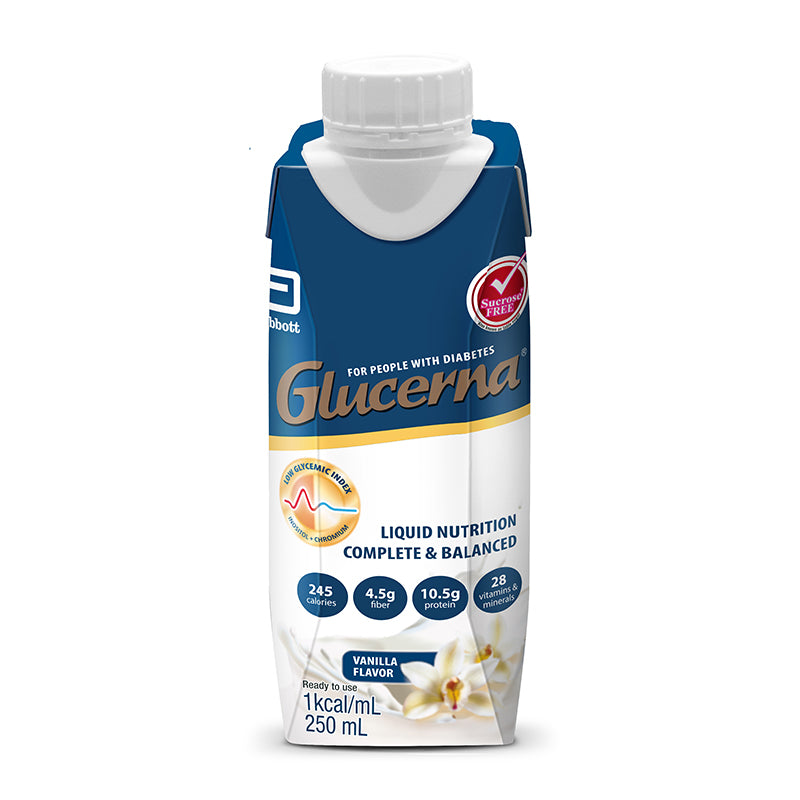 Glucerna Liquid Vanilla 250ml (Carton of 24s)