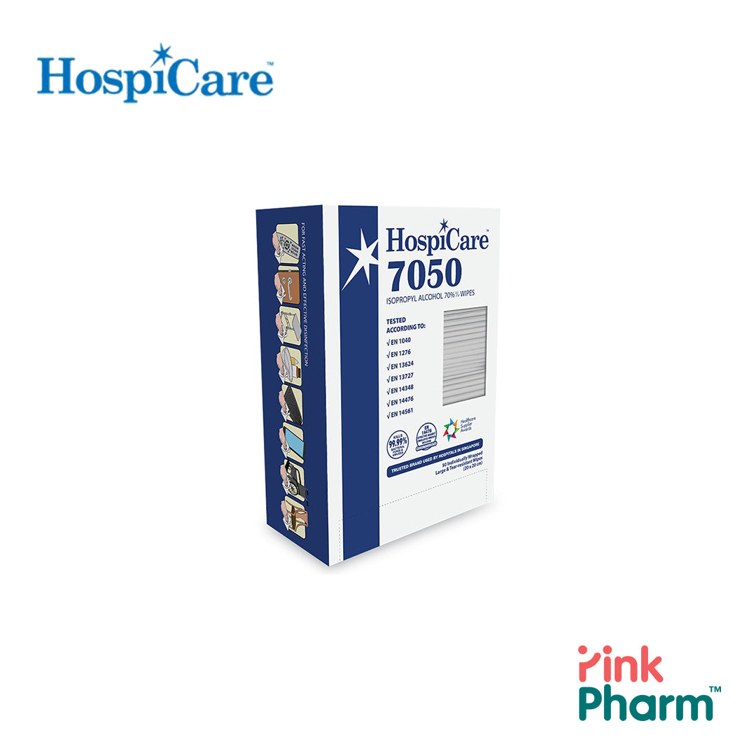 HospiCare 7050 70% IPA Wipes (1Box 50s)