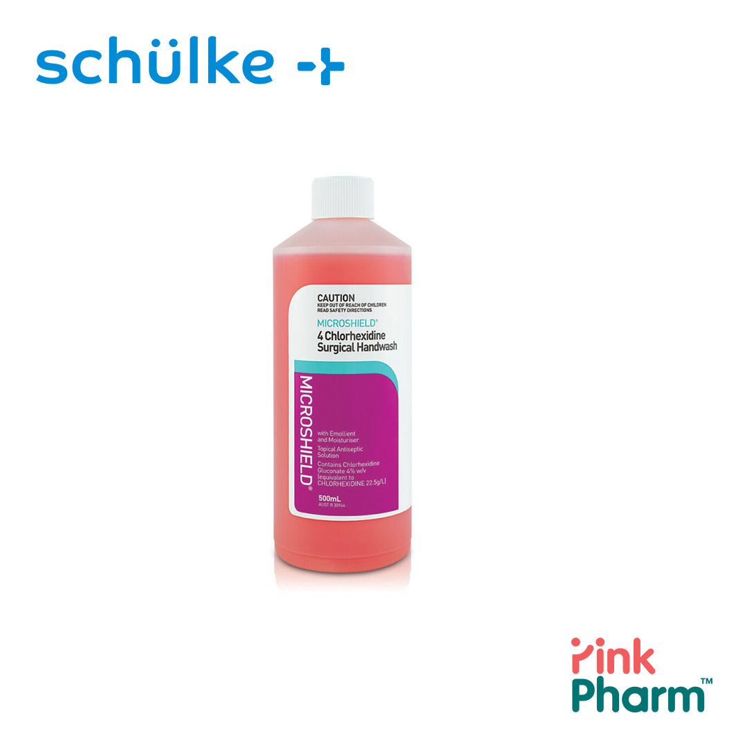 MICROSHIELD 4% Chlorhexidine Surgical Handwash 500ml — PinkPharm