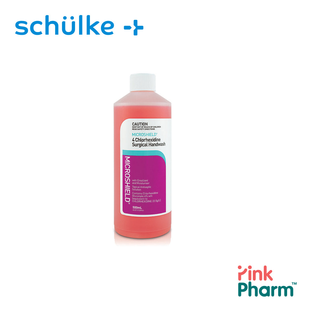 MICROSHIELD 4% Chlorhexidine Surgical Handwash 500ml