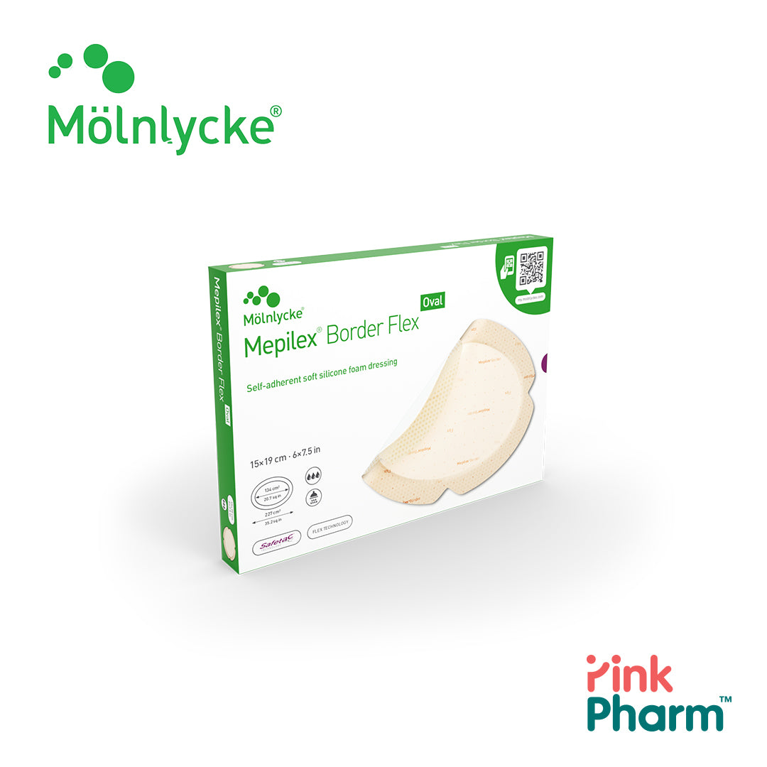 pink mepilex dressing Mepilex Heel Foam Dressing