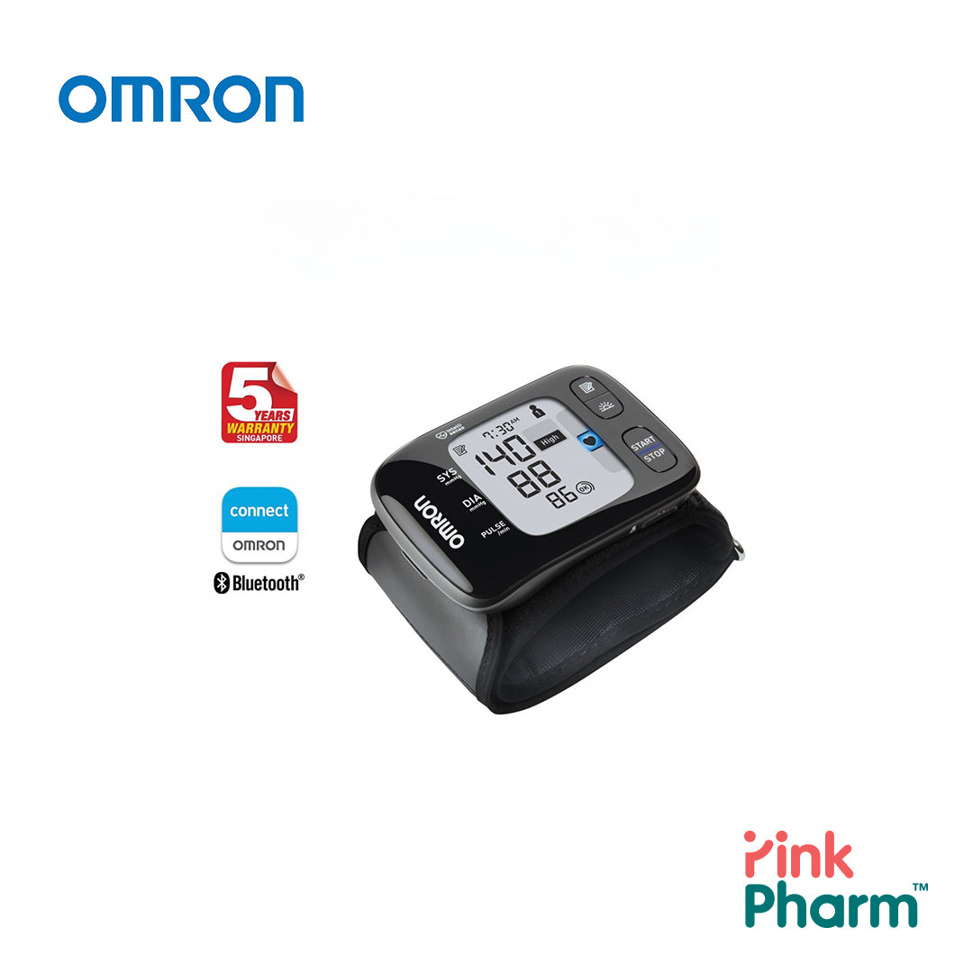 Omron Connected Wrist Blood Pressure Monitor HEM-6232T