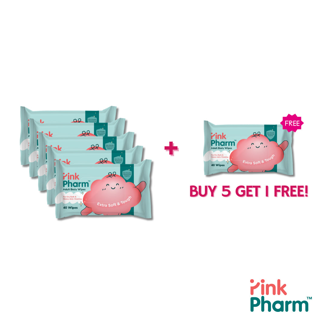 PinkPharm Body Wet Wipes (40 Wipes)