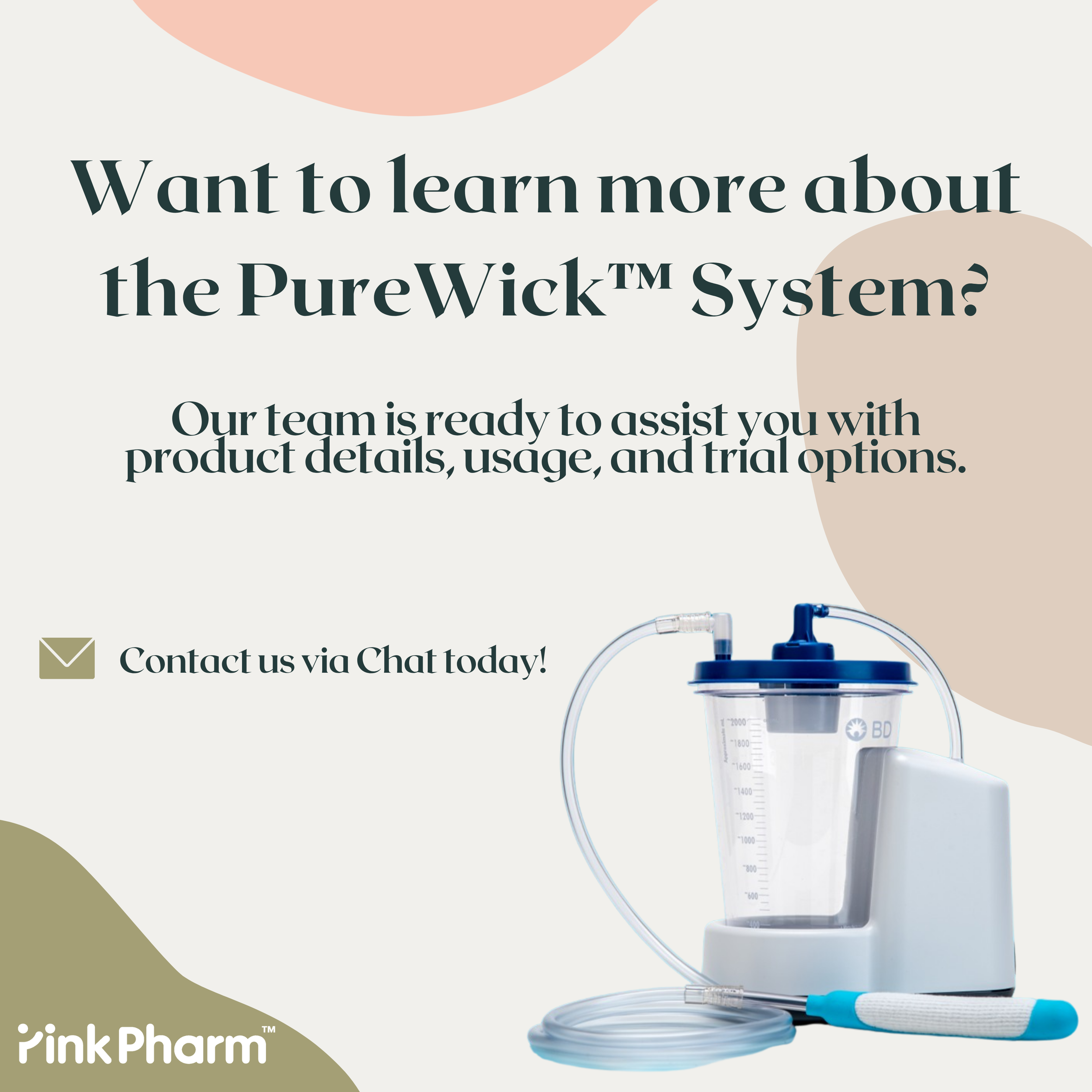 PureWick™ Urine Collection System without Battery (Rental)