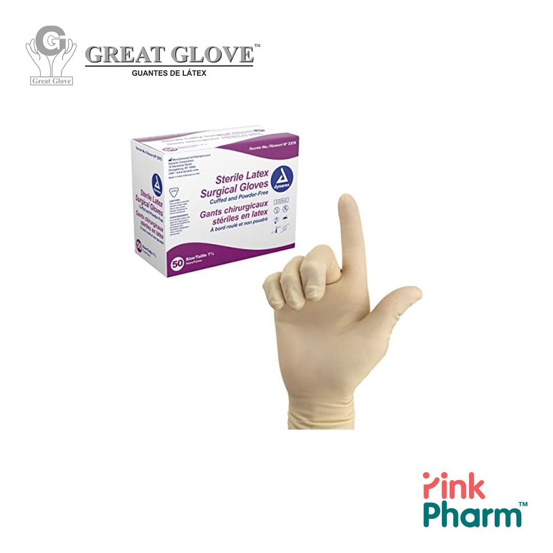 Great Glove Sterile Latex Surgical Non-Powdered Gloves