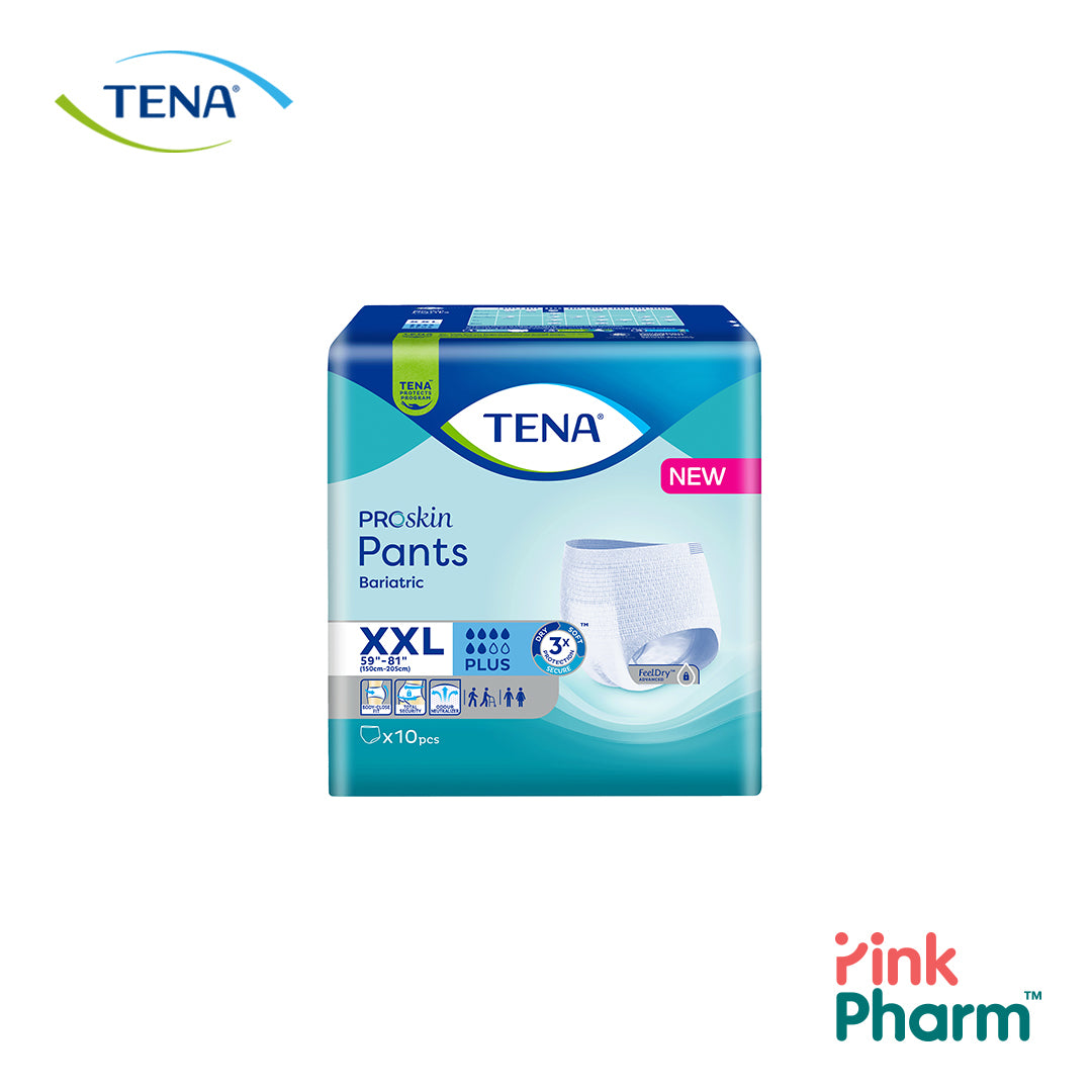 TENA Pants Bariatric Plus XXL 12s (Carton) FREE Delivery $50