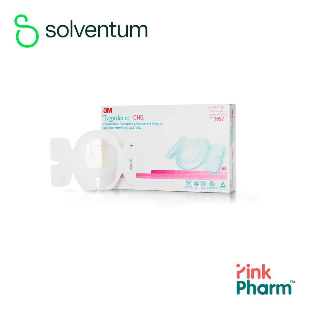 1657R 3M Tegaderm CHG I.V. Securement Dressing - Quality Products