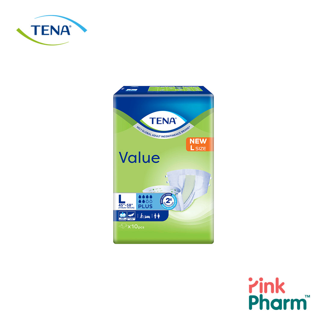 TENA Value Adult Diapers Bundle Deal (2 Cartons)