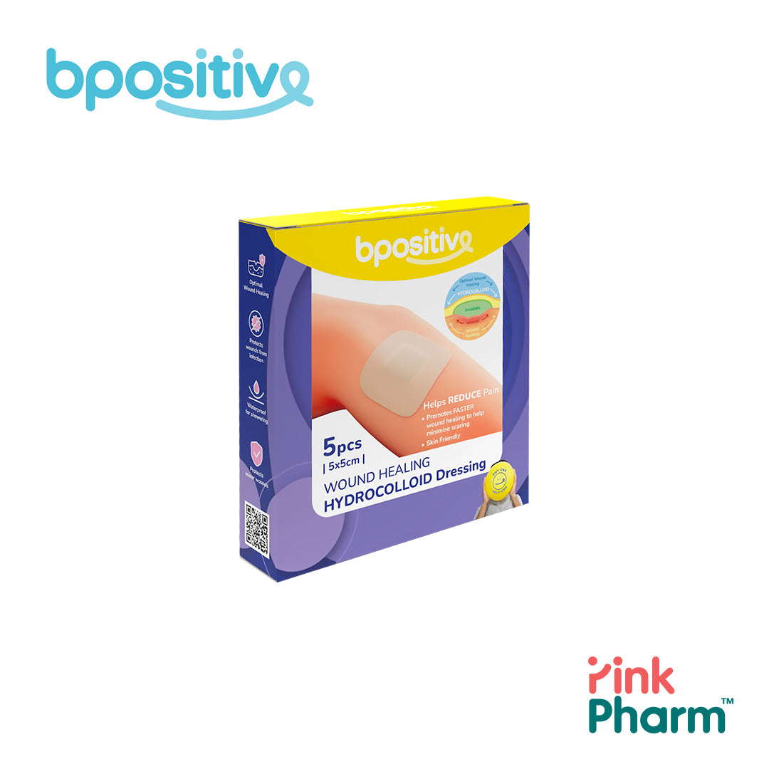 bpositive Wound Healing Hydrocolloid Dressing PinkPharm bpositive Wound Healing Hydrocolloid Dressing PinkPharm