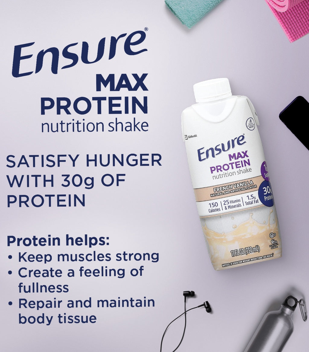 Ensure Max Protein French Vanilla (4 x 330ml)